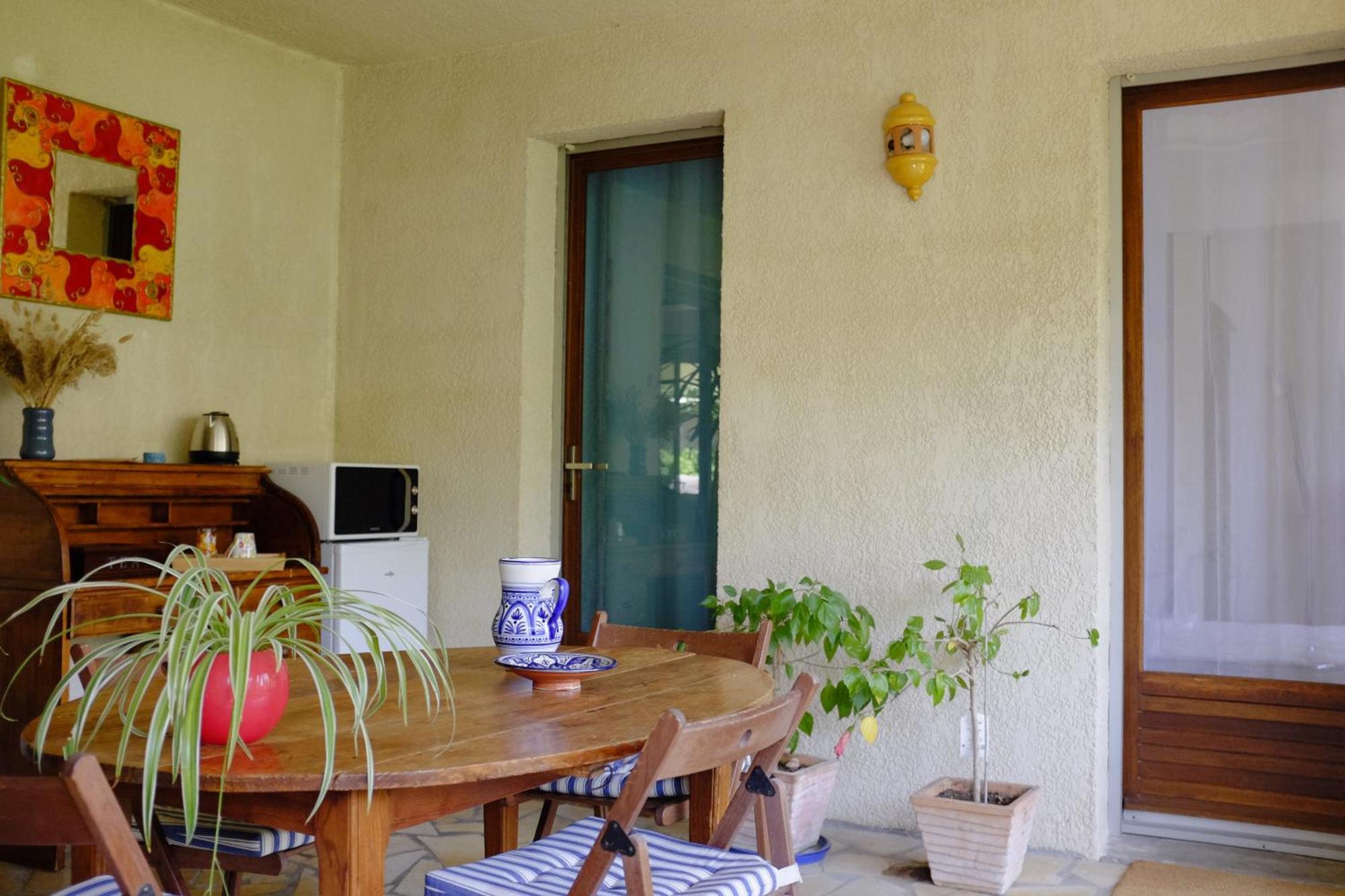 Chambre, Terrasse Et Piscine De L'Impasse Du Pressoir Le Crès 외부 사진